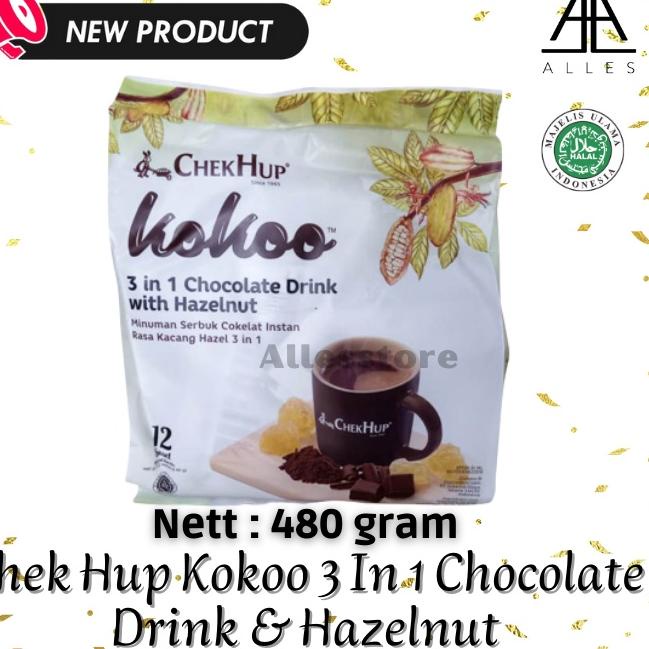 

codeB6n1M--Chek Hup Kokoo Hot Chocolate & Hazelnut /Susu Coklat 600 gram