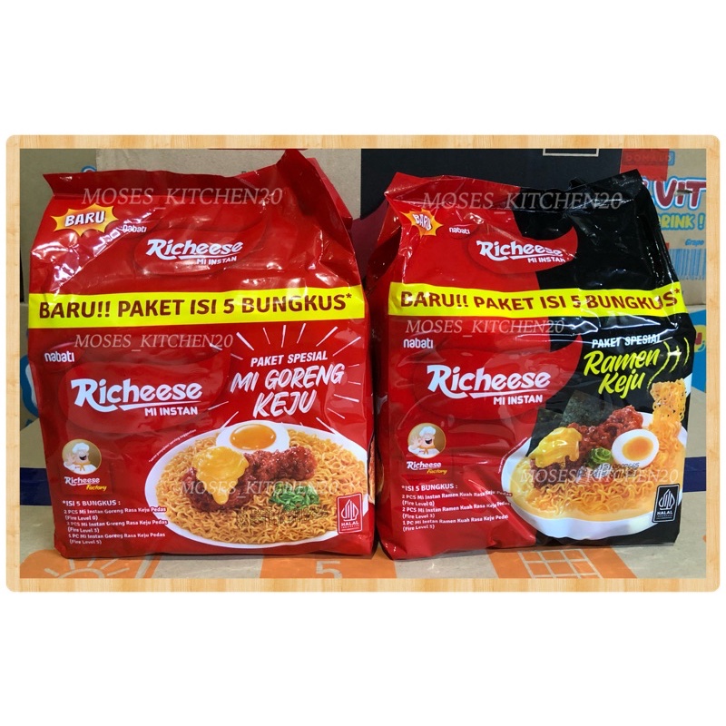 

PAKET MIE RICHEESE GORENG ISI 5 PCS/PAKET MIE RICHEESE RAMEN ISI 5PCS/PAKET MIE GORENG KEJU RICHEESEE