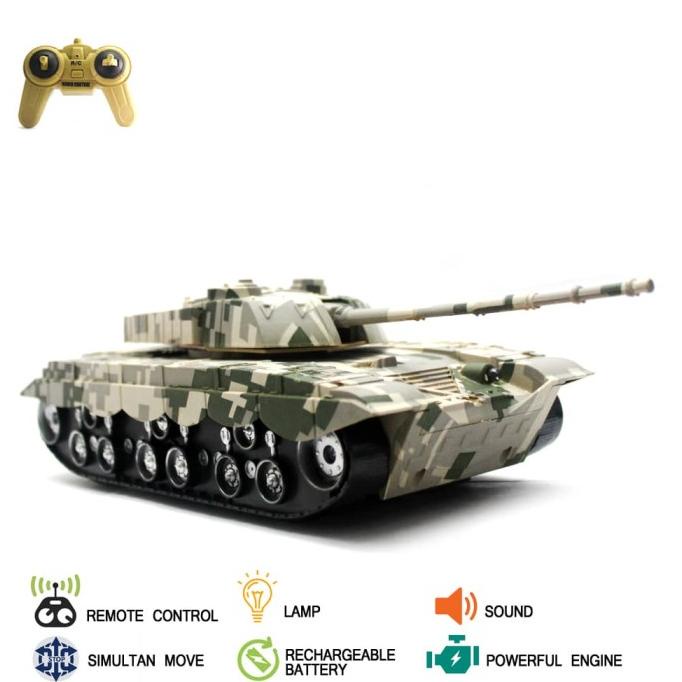 Mainan Remote Control RC Tank Tiger