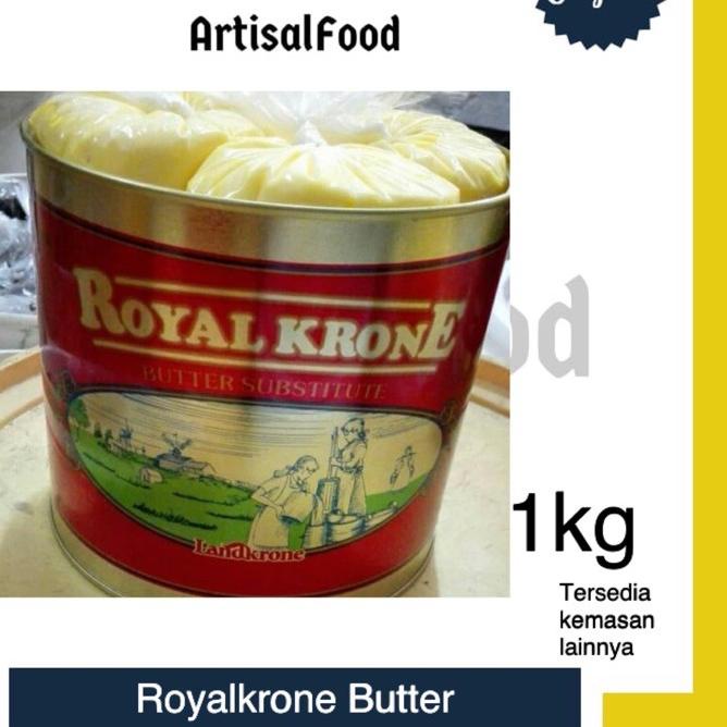 

COD✔️Royal Krone Royalkrone Landkrone Butter Mentega 1kg Room Butter kiloan 1 kg|SQ1