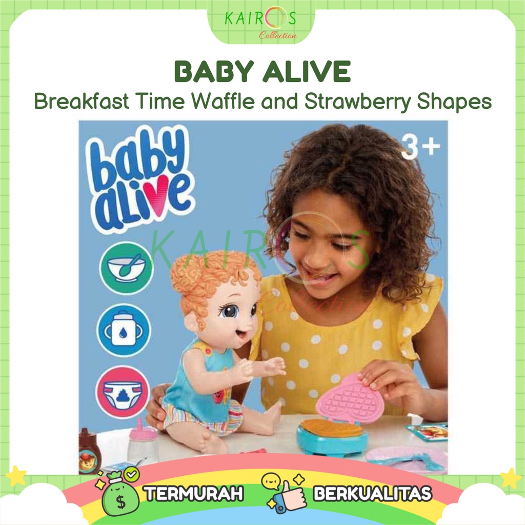 Baby Alive Breakfast Time Waffle and Strawberry Shapes