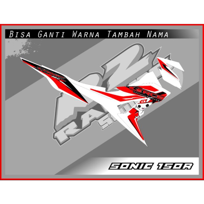 Stripping Variasi Honda Sonic 150R/ Sticker Honda Sonic 150R Rcb