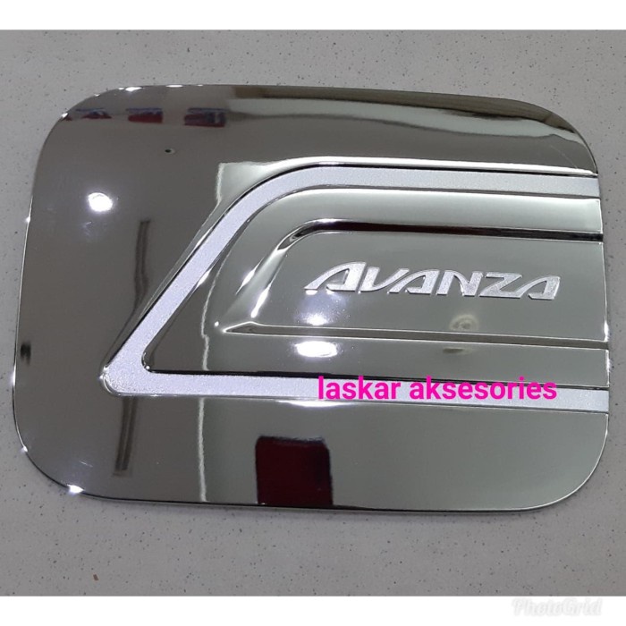 [BAYAR DIRUMAH] Tank Caver / Cover / Tutup Bensin / Tengki Avanza Veloz 2019 Chrome / Perlengkapan V