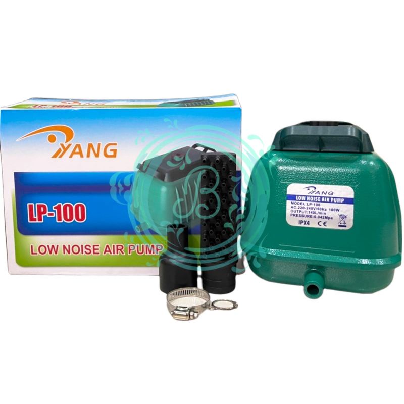 YANG LP 100 POMPA UDARA AERATOR AIR PUMP AQUARIUM KOLAM YANG LP-100