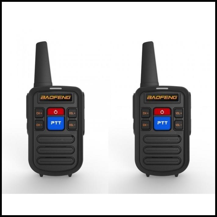 Baofeng Bf-C50 Ht Uhf Ori Baru Garansi Mini Sepasang C-50 Bfc50 Radio