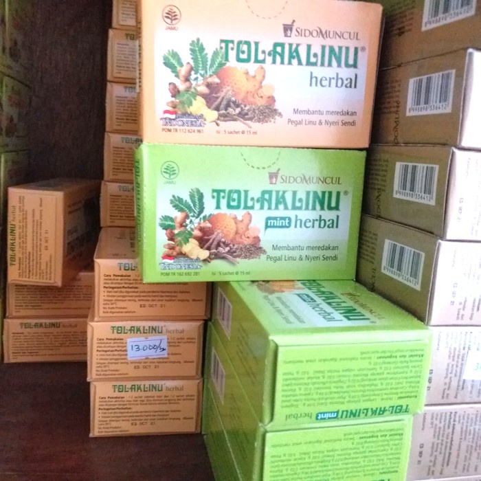 tolak linu herbal