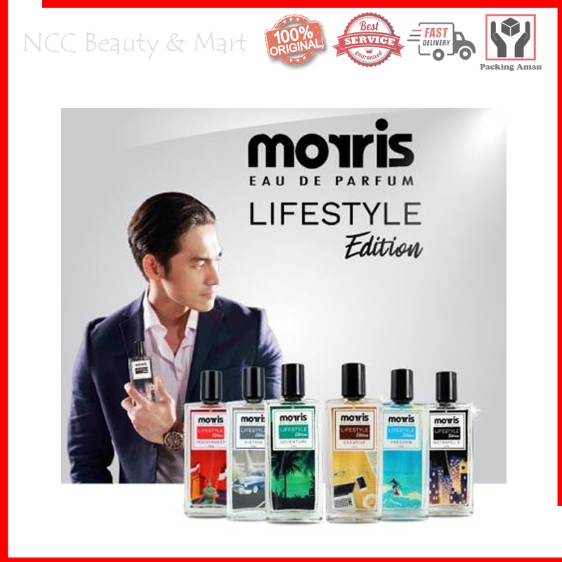 * NCC * Morris Parfum Lifestyle Edition EDP Eau De Parfume Adventure Freedom Creative Vintage - Netto 100 ml