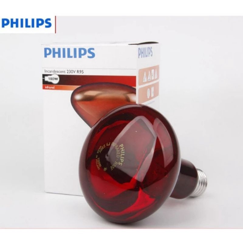 Jual Lampu Terapi Infrared 100wat Phillips / Bohlam Infra Merah Terapi ...