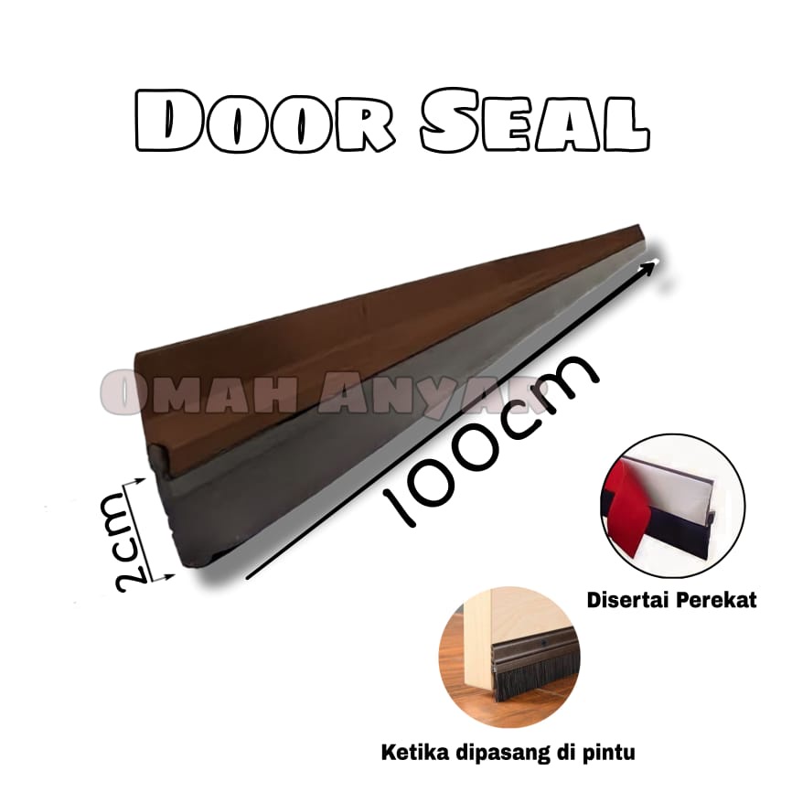 Door Seal Penutup Celah Bawah Pintu Penghalang Debu dan Serangga