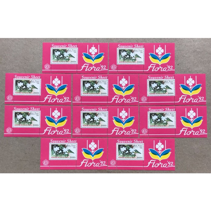 

Mantap Ps006- Perangko Indonesia Prangko Ss Seri Bunga 1992 Tanpa Gigi Isi10 Bergaransi