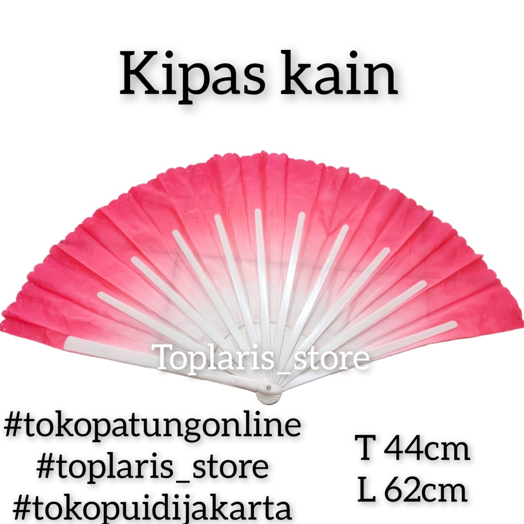 Kipas Nari Kain polos