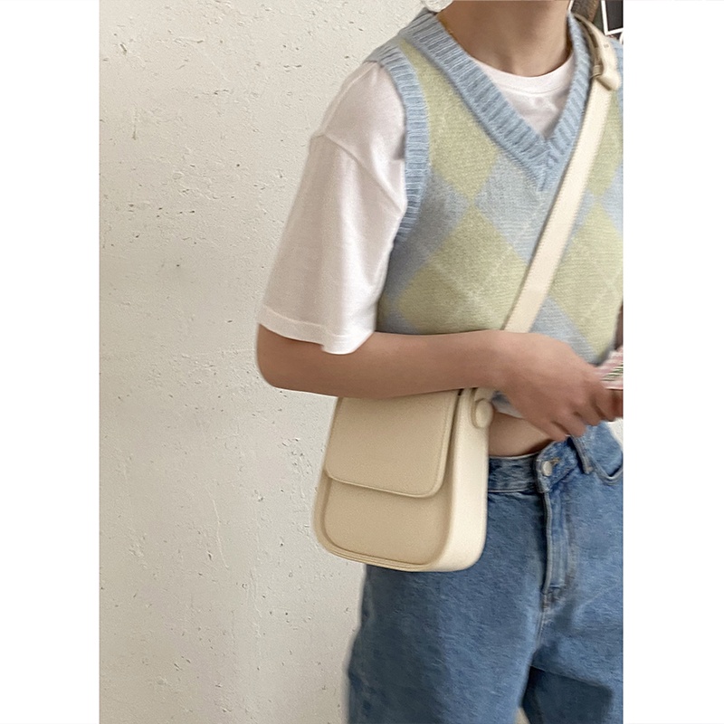 Suhao All-Match In Messenger Bag Wanita Musim Panas 2021 Baru Fashion Trendi Tas Sadel French Niche Tas Bahu Tas Ketiak