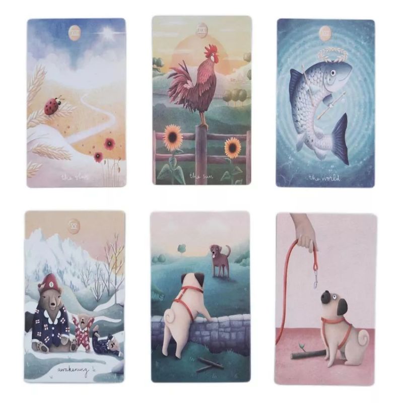 Fauna Belle Tarot 12x7cm.include guide paper