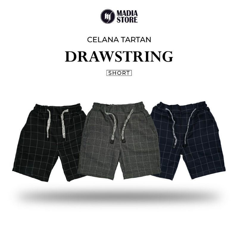 Celana Kotak-Kotak Tartan Pendek Anak/Laki-Perempuan/Unisex/Celana Pendek Anak Kotak