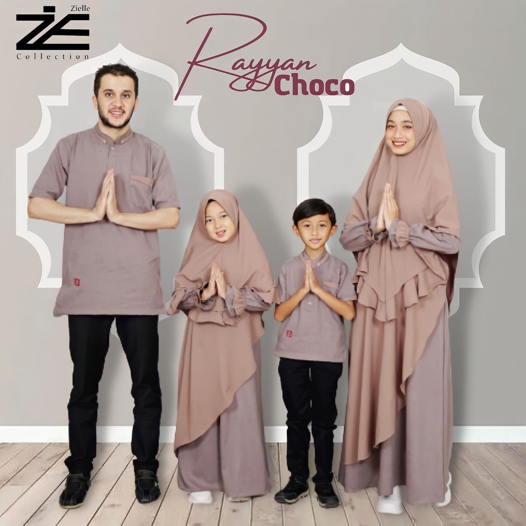 Baju muslim couple keluarga big size 2xl 3xl 4xl pasangan suami istri katun madina koko anak pria gamis anak perempuan terlaris