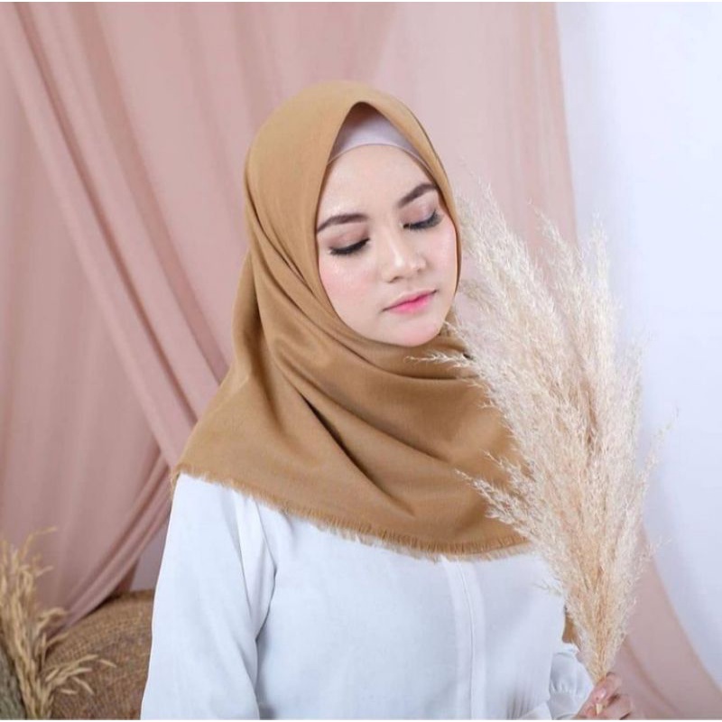 Jilbab Segiempat Rawis Exclusive Hijab Segi Empat Saudia Square Polos