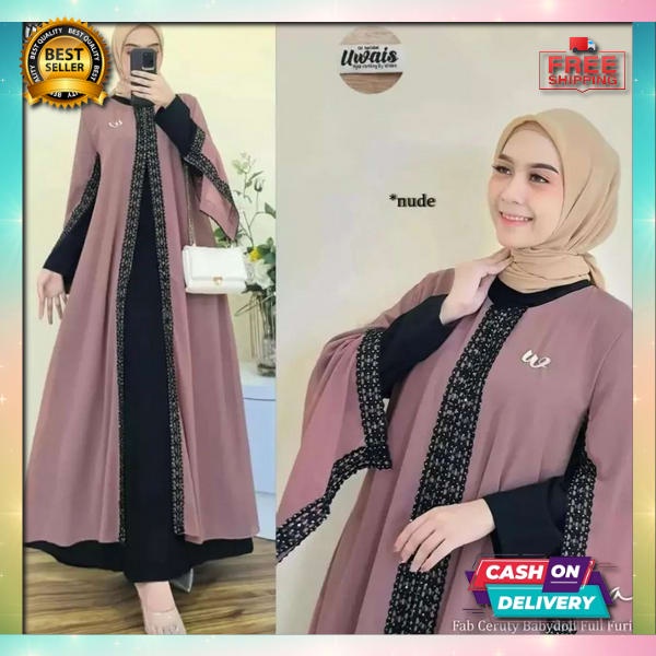 Baju Fashion Dewasa Syari Berkualitas Pakean Ghamis Cwe Korea Style Pesta Elegan Pakaian Wanita Rema