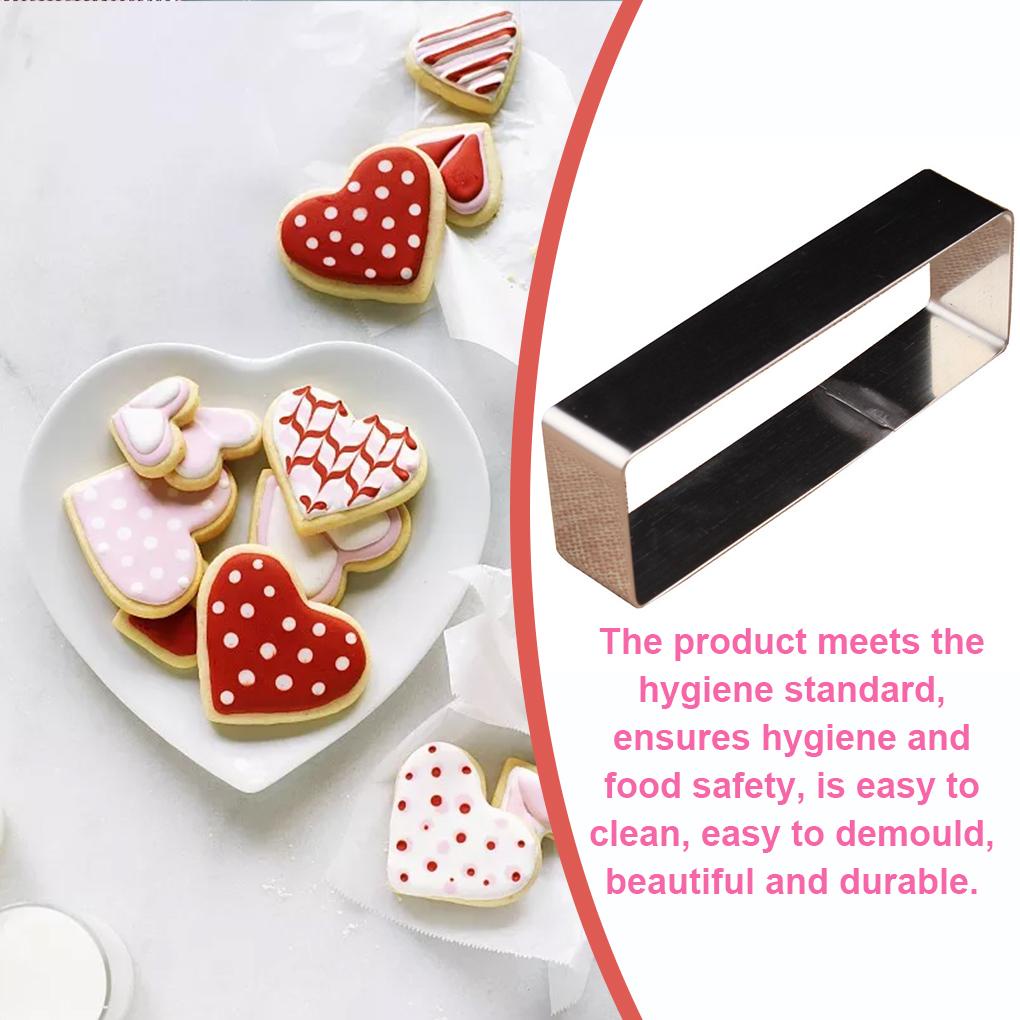 Cetakan Kue Puding Pengaman Alat Kue Hadiah Manis DIY Prop Kemampuan Manual Minat Budidaya Bentuk Persegi Panjang Cetakan Coklat