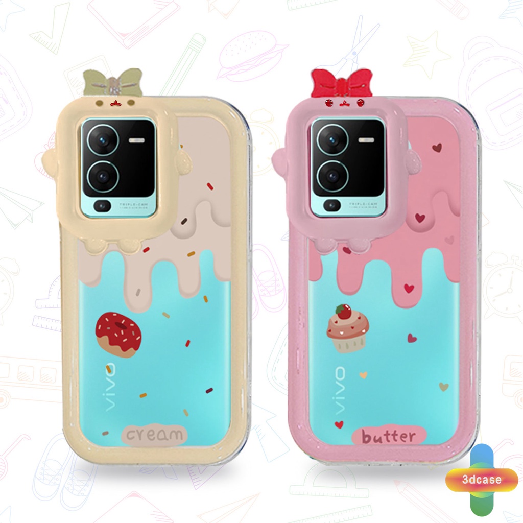 Soft Case VIVO V23E Y16 V21 Y12S Y12 Y35 Y22 Y22S Y20 Y15S Y91C Y21 2021 Y21A Y21T Y30 Y21S Y20S Y12i Y33T Y01 Y91 Y30i Y93 Y95 Y15 Y17 T1 Y55 Y75 Y50 Y53S Y51 2020 Y51A Y10 Y33S Y1S Y11 Y31 Y20i Y91i Y51S Y20G Y02S Y21G Monster Butter Cream Silicone Case