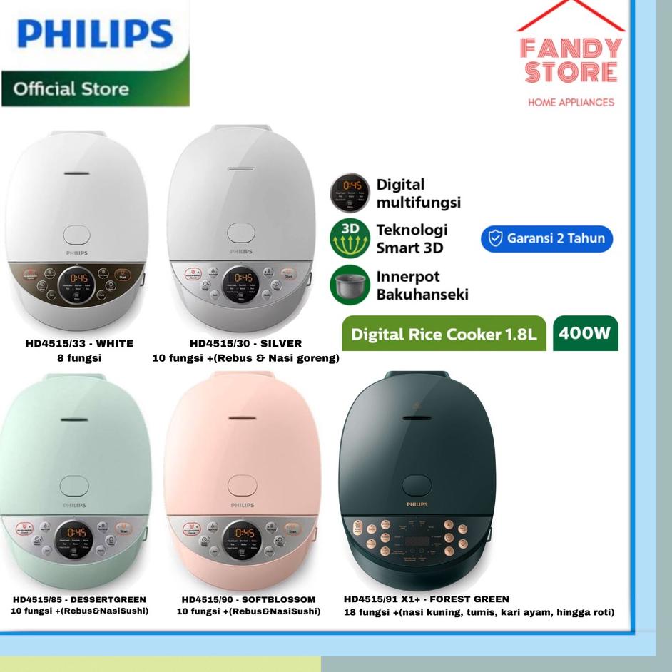 Paling Diminati PHILIPS MAGIC COM RICE COOKER DIGITAL HD4515/33 HD 4515