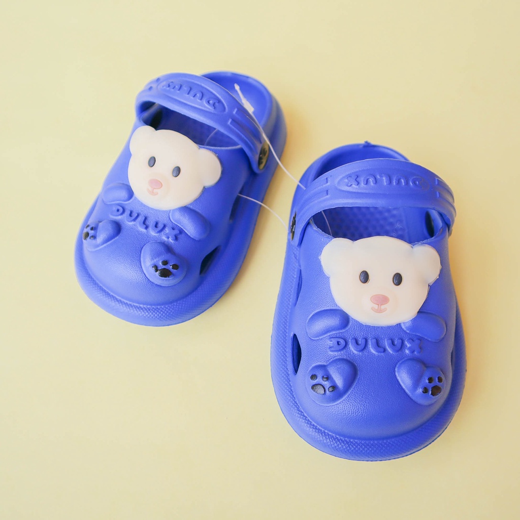 Nuna Store Sepatu Sandal Beruang Cute Anak Laki Laki Tali Belakang / Sandal Anak Terbaru