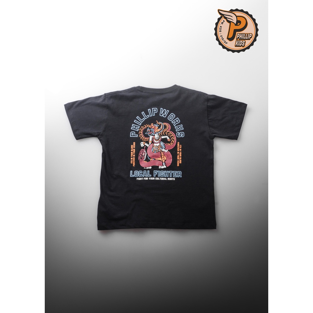 PHILLIP WORKS TSHIRT Local Fighter Kids - KAOS ANAK