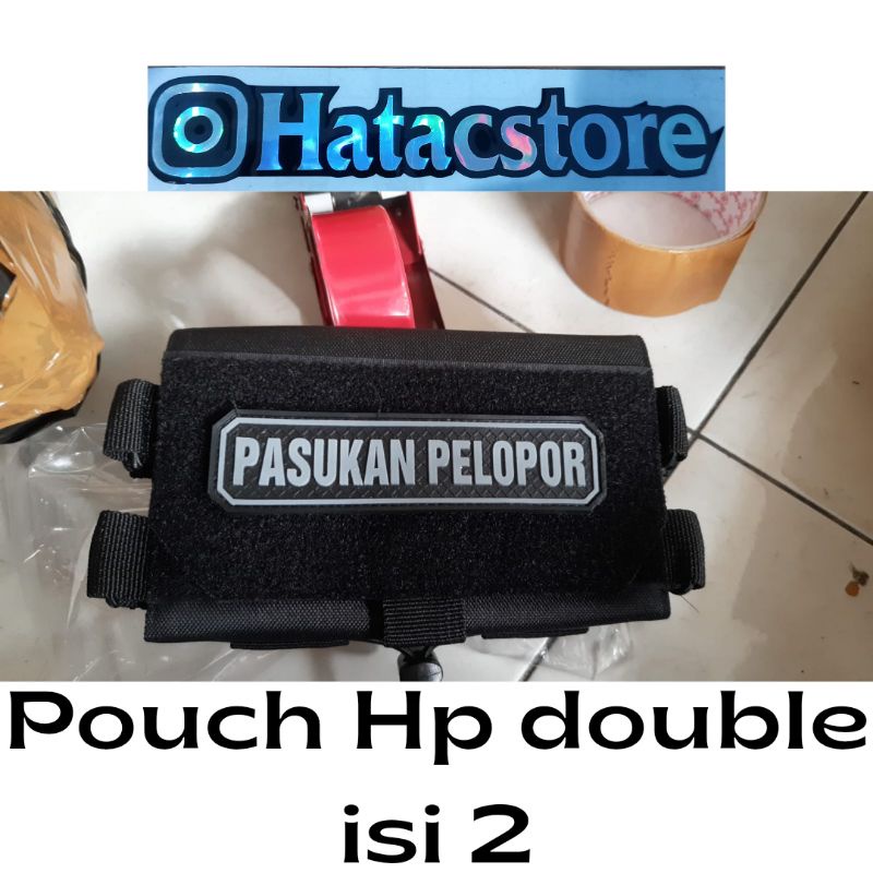 sarung Hp tactical / Pouch Hp double isi 2 / Pouch hp