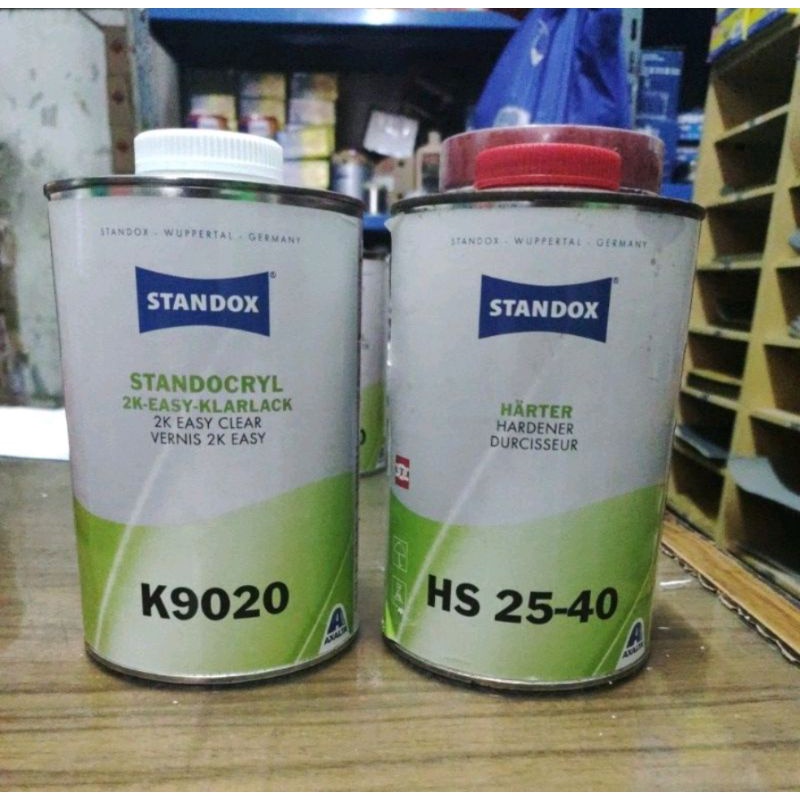 Clear Coat Standox Eceran 500 ml clear Hardener 200 ml