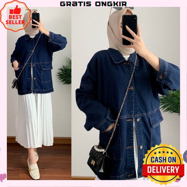 Jaket Jeans Wanita Jaket Biondy Denim Jeans Wanita Jins Jaket Cewek Cewe Murah Terbaru Jaket Lepis C