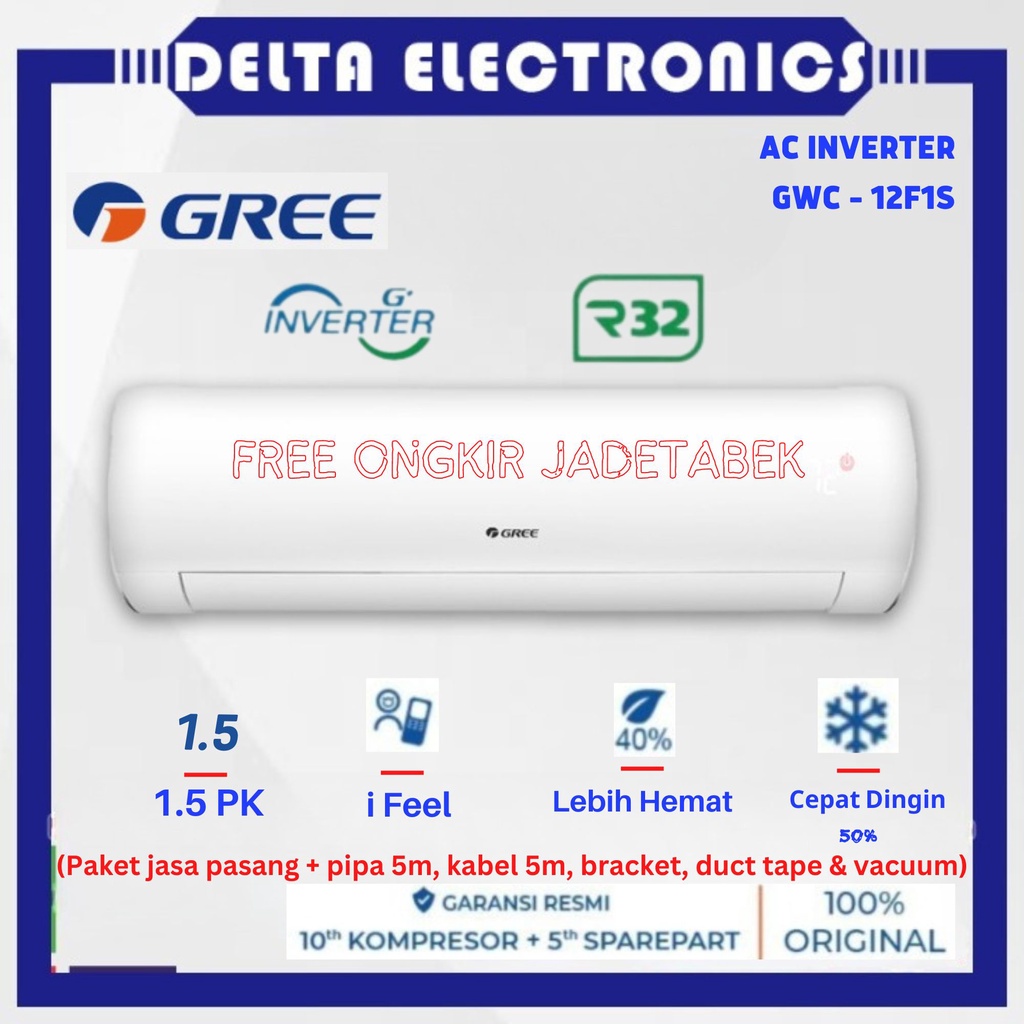 Jual Gree Ac Split Pk Inverter Gwc F S Inverter Series Ac Split Pk R Gwc F S Paket