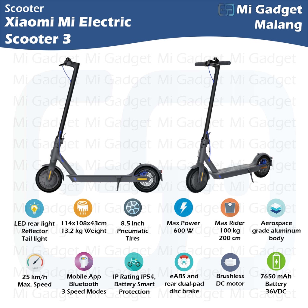 Skuter Elektrik Electric Scooter 3