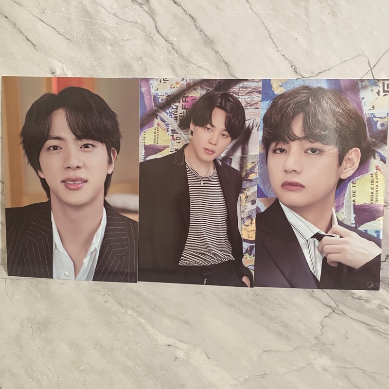 Sale BTS PTD permission to dance postcard jin jimin v seokjin taehyung | dicon 101 102 proof lys sys