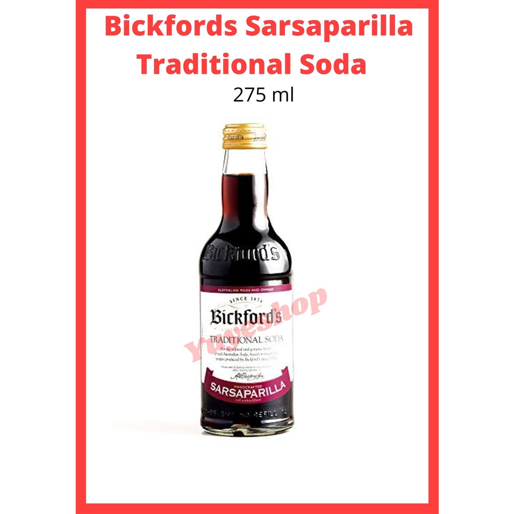 

Bickford's Sarsaparilla Traditional Soda 275ml - Australia Drink Sarsaparilla Soda