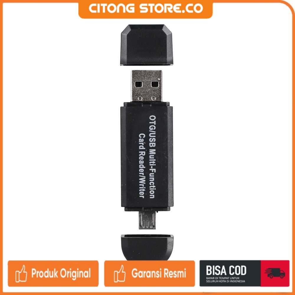 Card Reader Centechia 2 in 1 OTG Card Reader SD/TF Card Micro USB 2.0 - USB30HS