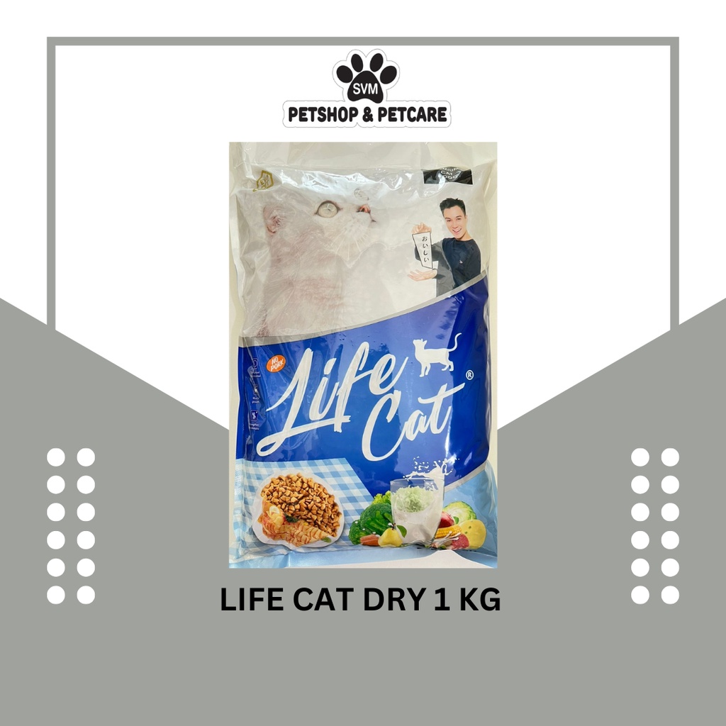 Jual Life Cat Dry Food Makanan Kucing Kering Anak/Kitten/Dewasa 1 kg