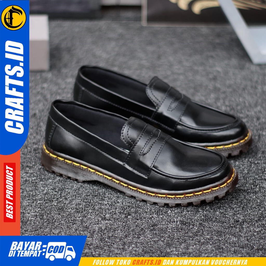 CRAFTS hayley - Sepatu Loafer Docmart Low Boots Wanita