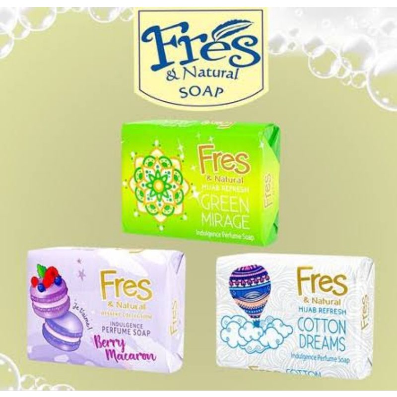 Fres &amp; Natural Bar Soap / Sabun Batang