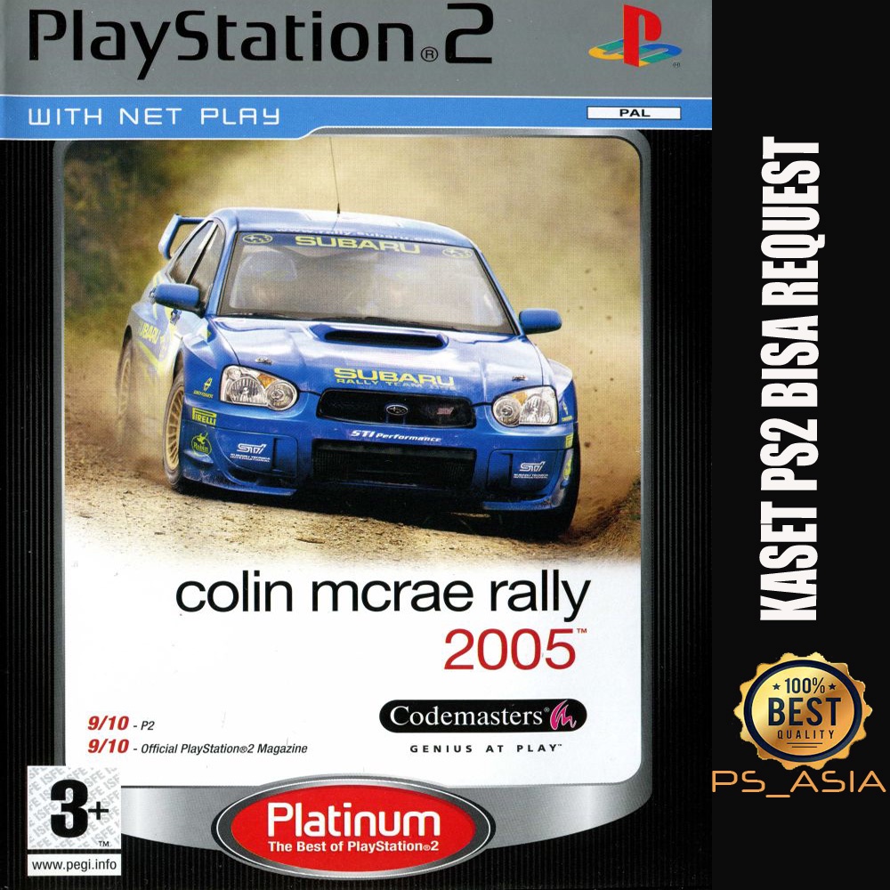 Kaset PS 2 Colin McRae Rally 2005