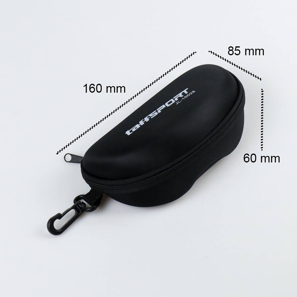 [GROSIR] Box Pelindung Kacamata Pouch Kacamata Kotak Kacamata EVA Hardcase Protector Waterproof - Black