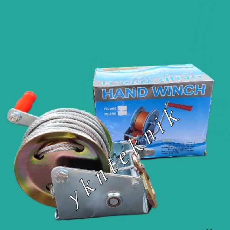 Alat Derek / Katrol Manual Tangan BRAND NAGASAKI 1 Ton HAND WINCH