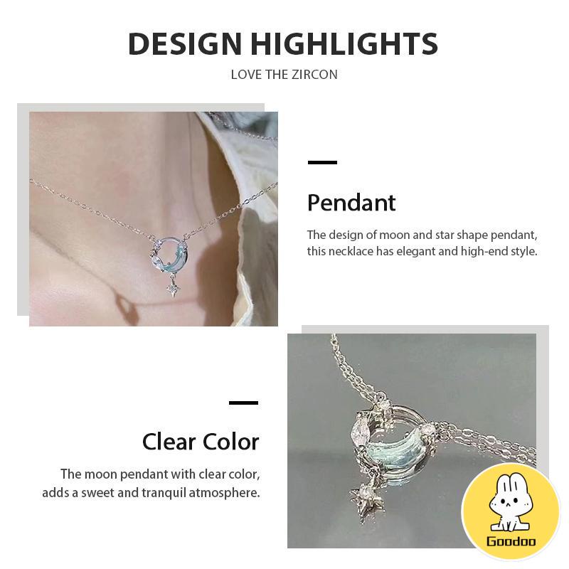 Kalung mewah  desain niche  kalung kalsedon putih -Doo
