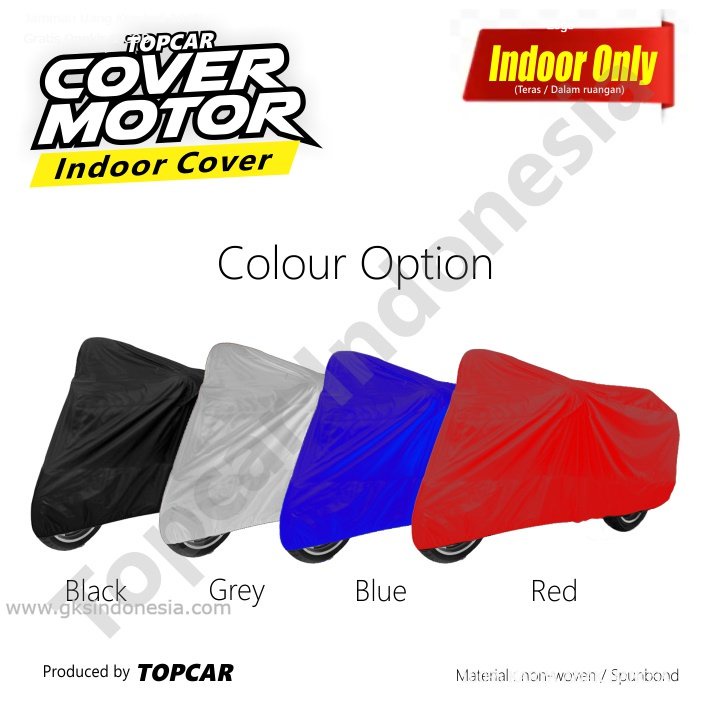 TOPCAR Cover Vespa All Varian Primera Sprint Penutup Pelindung Mantel Jas Motor Non Waterproof