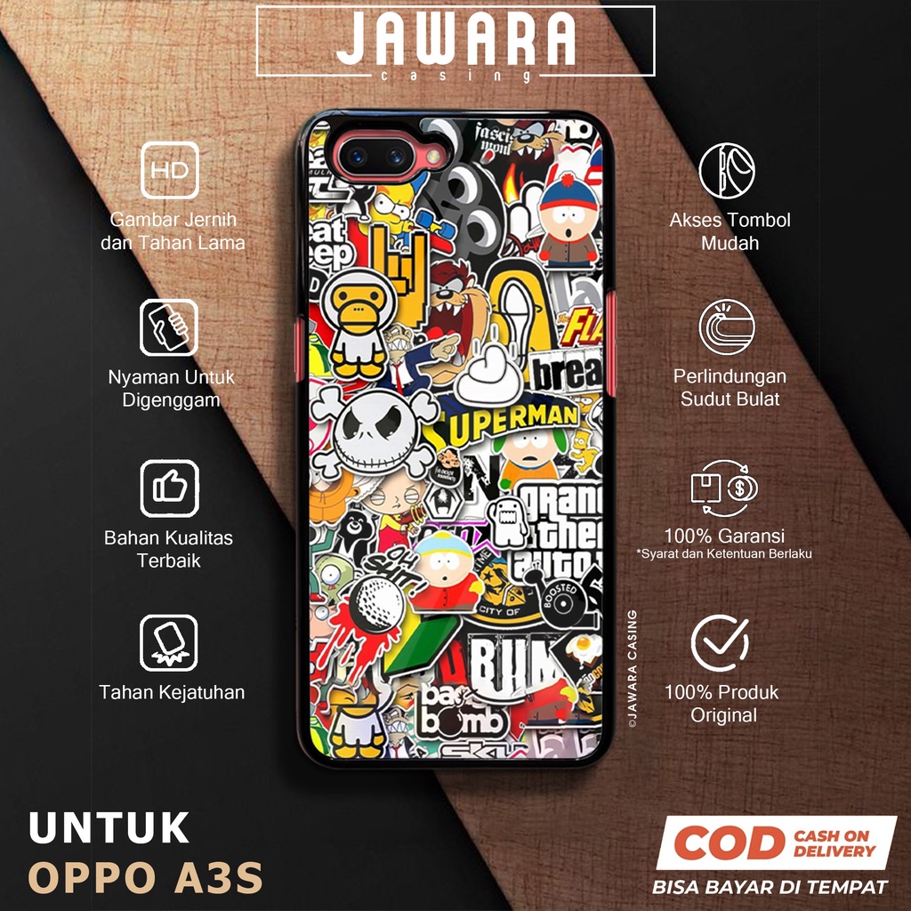 Case Oppo A3S Casing Oppo A3S Jawara Casing [GRFY] Case Glossy Case Aesthetic Custom Case Anime Case