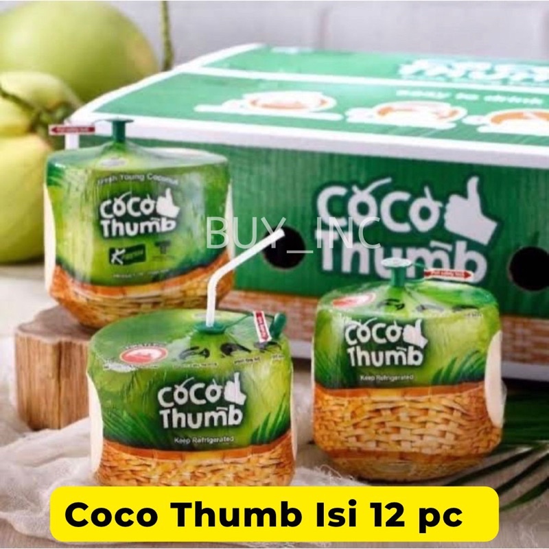 

Coco Thumb isi 12 pc Kelapa Muda Thailand