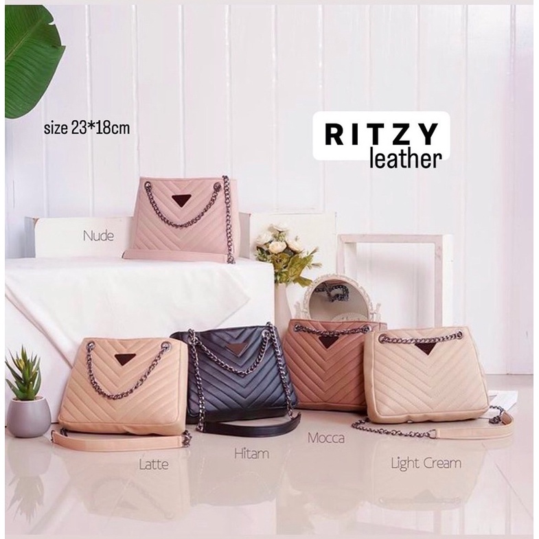 RITZY LEATHER / TAS SLEMPANG / SOLDIERBAG / TOTHBAG / TAS TERBARU / AQILLABAGS