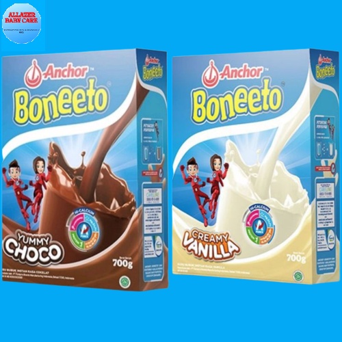 

Boneeto Susu Bubuk Vanila & Coklat ED Juli 2024 685g