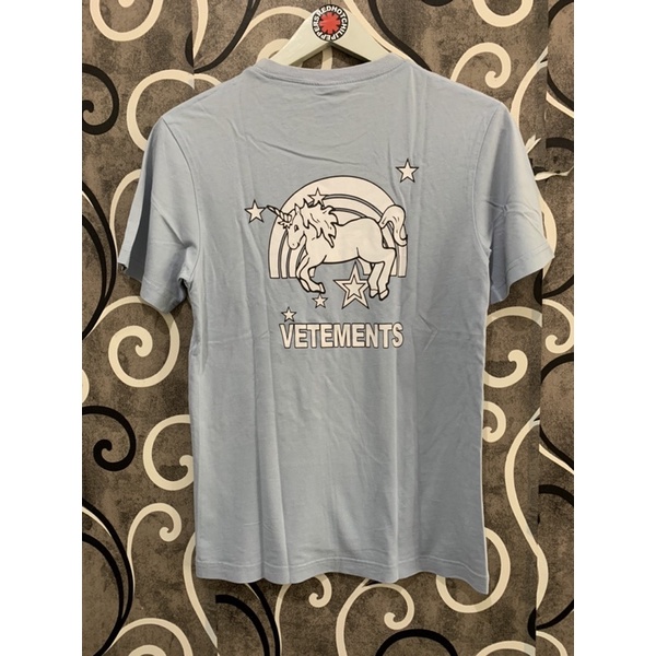 kaos vetements unicorn second