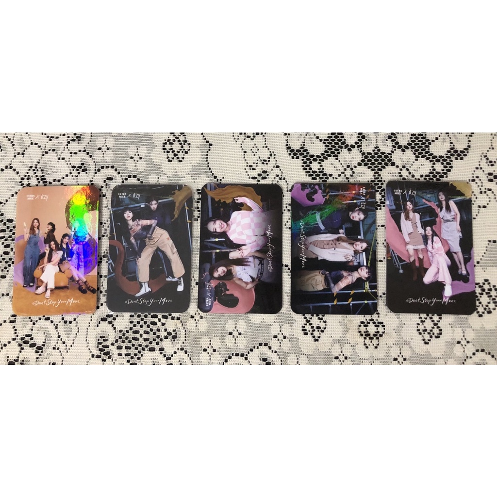 OFFICIAL Photocard/PC ITZY X Ultramilk unit yeji lia ryujin chaeryeong yuna grup