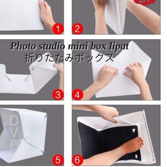 Photo studio mini box lipat - Studio box Background photo led
