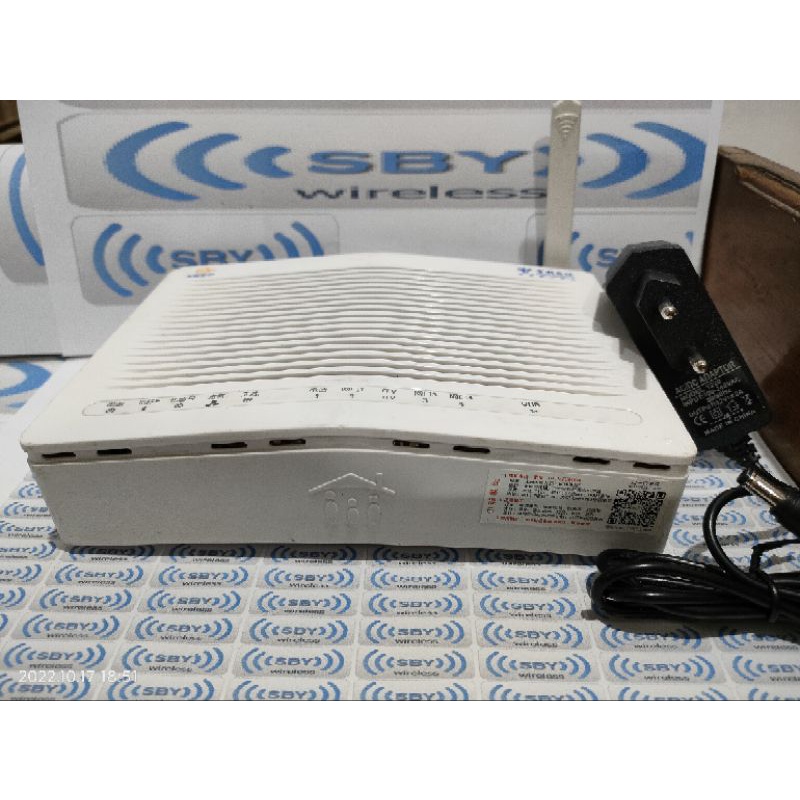 ONU ZTE F460 V6.0 EPON 1GE+3FE+1TEL Antena Satu BEKAS/Second